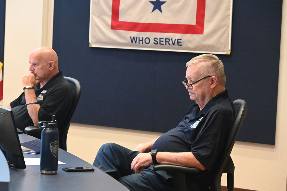 Bunnell City Commissioners David Atkinson and Sechrest
