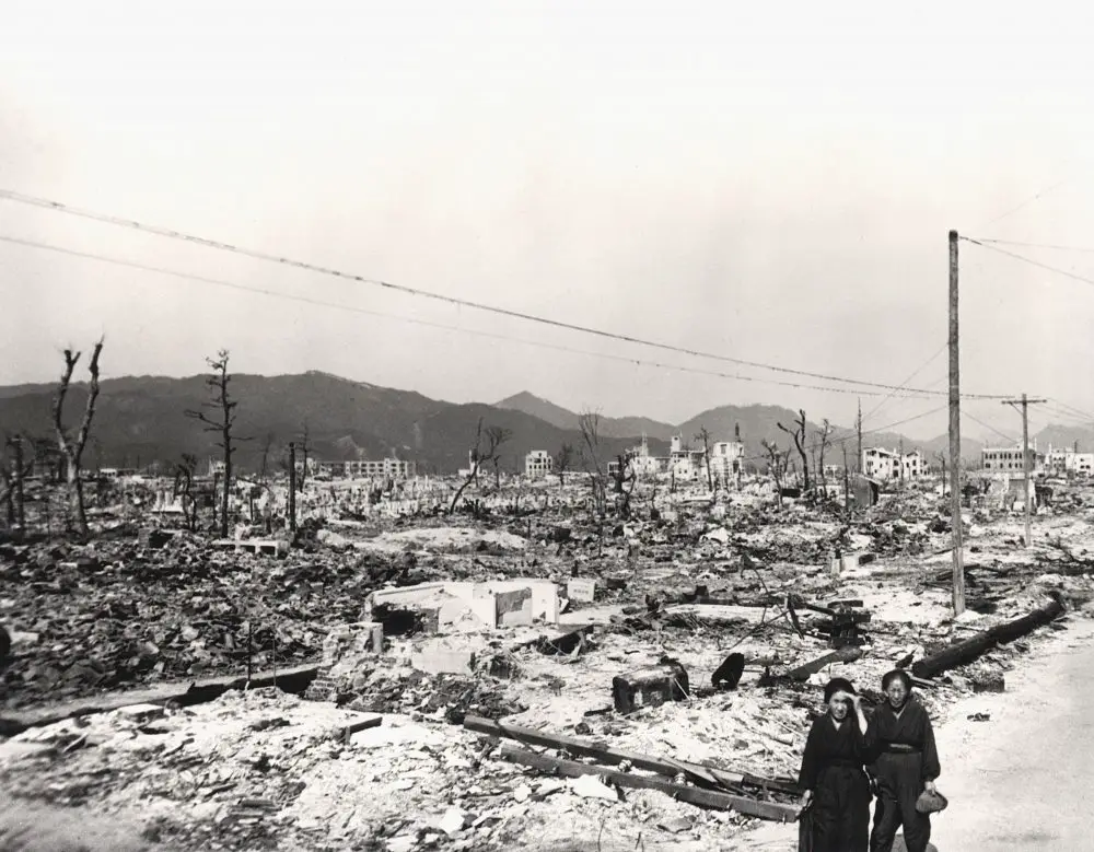 Hiroshima three months after the atomic bombing. (US Department of Energy)