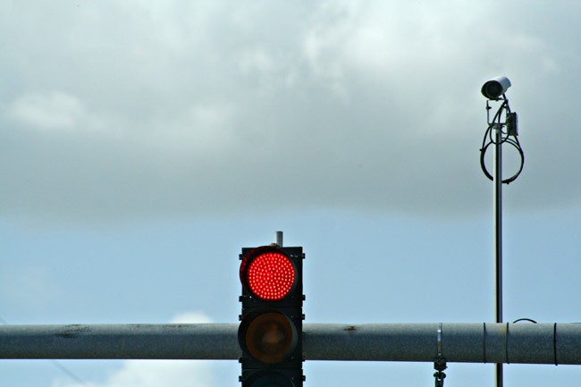 Despite being found illegal , misapplied, or costly to the local economy, red-light cameras continue to be part of Palm Coast's landscape. (Ben Ostrowsky)