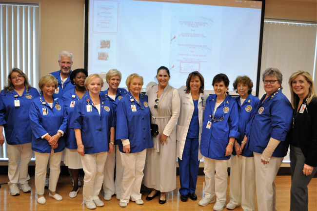 Palm Coast Mayor Milissa Holland installed the Florida Hospital Flagler’s volunteer auxiliary’s 2018 board members. The new board includes: Marge Sisti as president, JoAnn Durand as first vice president, Marcus Ellison as second vice president, Kerry Lawrence as recording secretary, Kitty VanHorn as corresponding secretary, Jeannette Kainu as treasurer, Angie Troike, as assistant treasurer, and Carol Bryant as past president. Maggie Bunker and Patty Mercer will serve as members at large. Each board member will serve a two-year term and is responsible for overseeing, guiding and training all the committees and areas the volunteer auxiliary serve. (FHF)