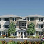 A rendering of one of the 12 buildings of the Aviara apartment complex planned for the west end of the W Section in Palm Coast. (Aviara)