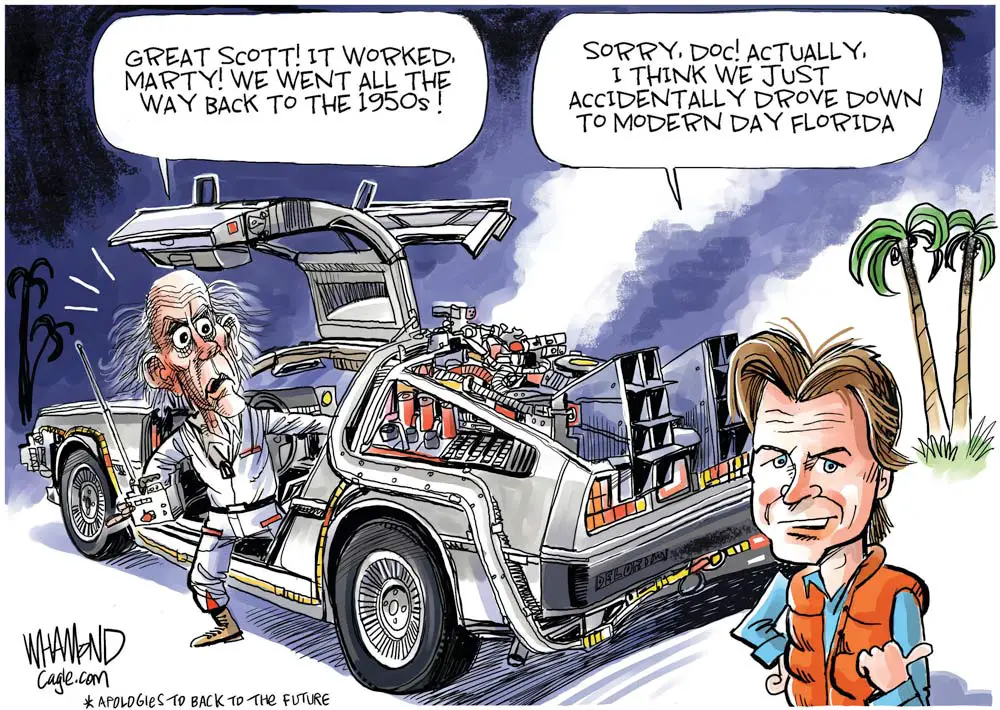 Back to Florida by Dave Whamond, Canada, PoliticalCartoons.com