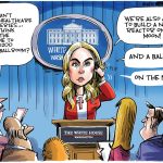 Trump's Ballroom Blitz by Dave Whamond, Canada, PoliticalCartoons.com