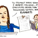 Battle of the Bans by Pat Byrnes, PoliticalCartoons.com