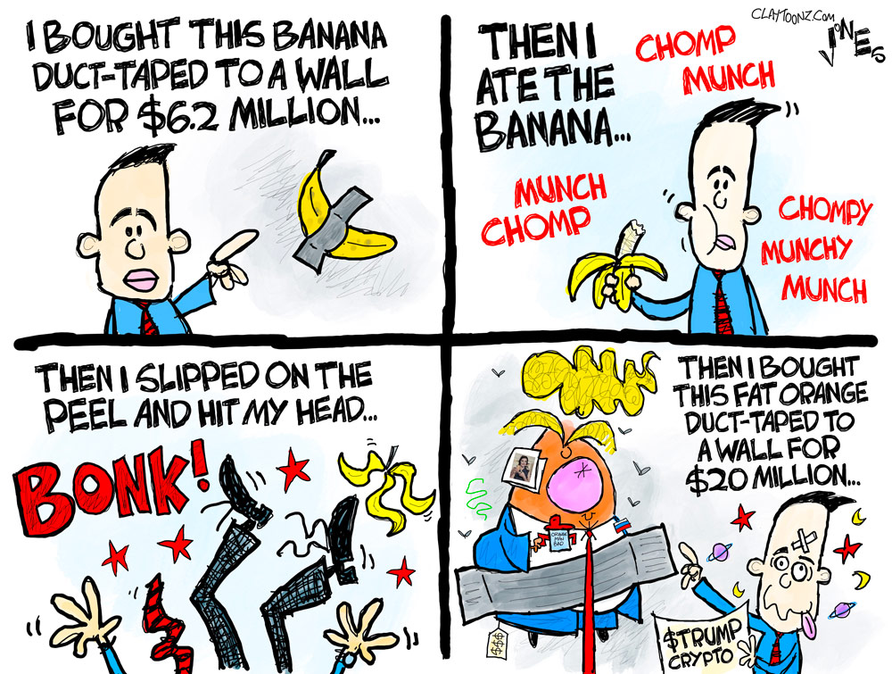 Clay Jones banana peel