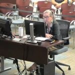 Barbara Grossman, the code enforcement manager since 2005, presenting to the City Council in 2025. (© FlaglerLive via YouTube)