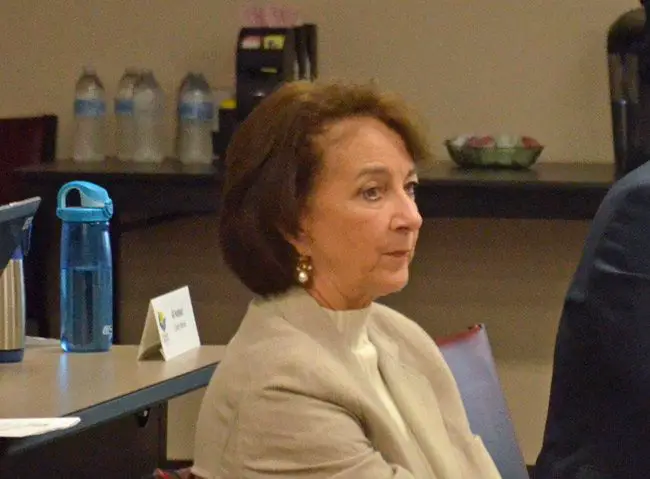 Barbara Revels's two terms on the Flagler County Commission ended in November. (© FlaglerLive)