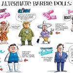 New Barbie Dolls by Dave Whamond, Canada, PoliticalCartoons.com