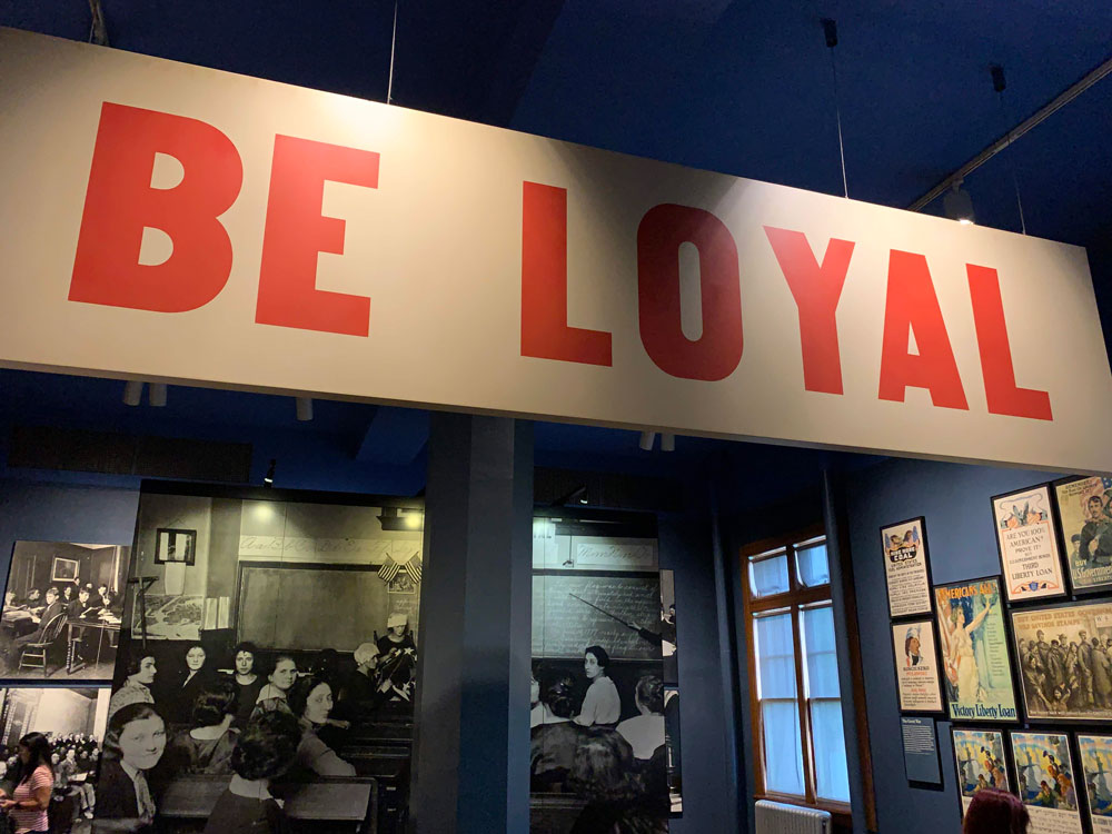 A museum piece on Ellis Island. (© FlaglerLive)