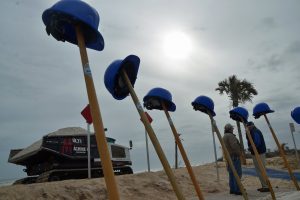 Flagler County is spending over $40 million to restore beaches in the wake of Hurricanes Irma and Matthew. 'The expenditure of public funds to restore the dunes is in part justified by the importance of the beaches to the county's economy and [their] use by the public' for recreation, the county states. (© FlaglerLive) 