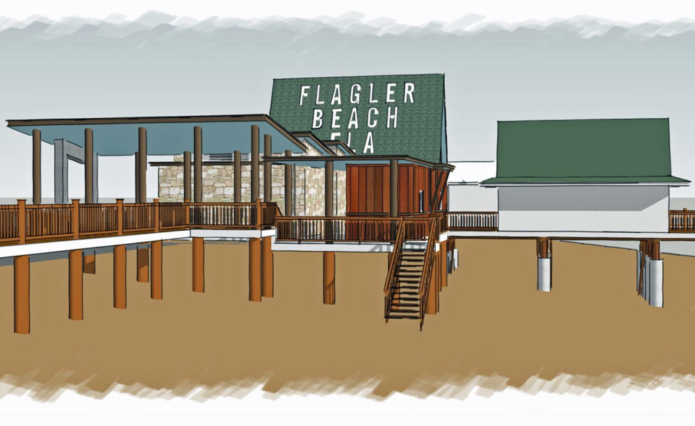 A rendering of Flagler Beach's Beachwalk project, which failed to win city commissioners' approval for the second time in five weeks.