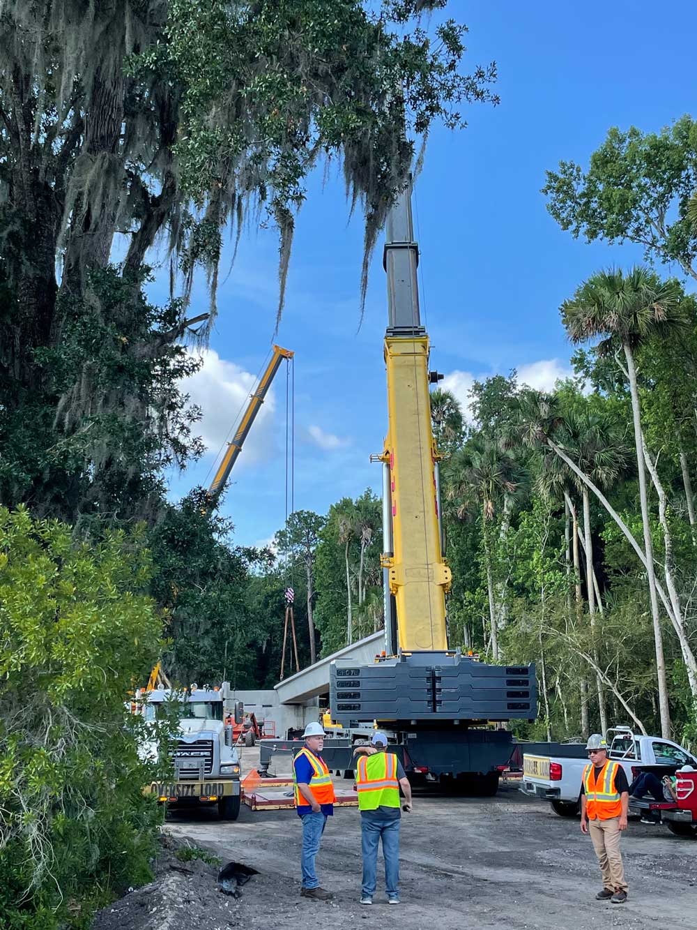 beam installation road