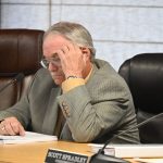 Flagler Bach City Commissioner Rick Bwelhumeur's grievances against the city manager were mostly shot down in a 990-minute segment of Thursday's meeting of the commissionn. (© FlaglerLive)