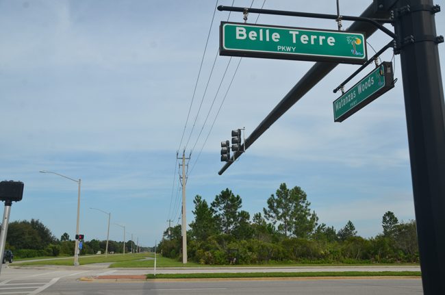 Florida Hospital has a contract on 4 acres at the southwest corner of Matanzas Woods Parkway and Belle Terre Parkway, land owned by Palm Coast's First United Methodist Church. (c FlaglerLive)