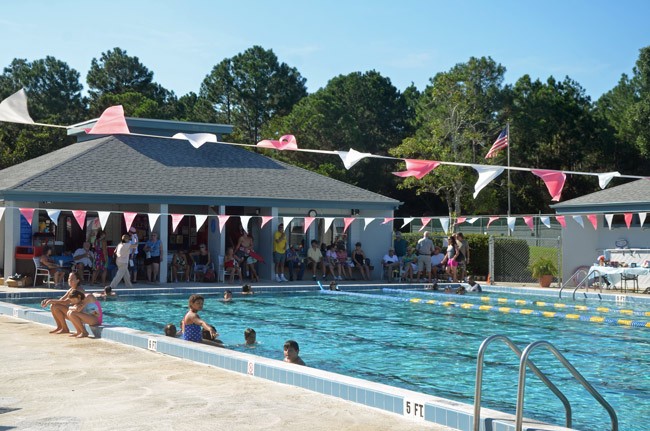 The Belle Terre Swim and Racquet Club during a fundraiser the Advisory Committee organized last month. (© FlaglerLive)