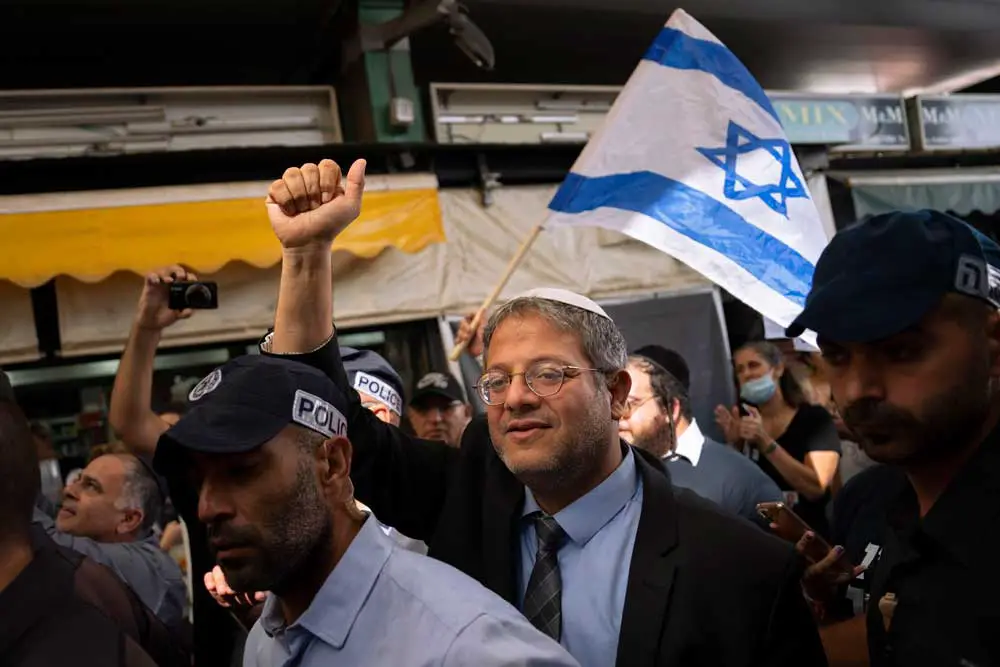 Right-wing Israeli politician Itamar Ben-Gvir has a long history of anti-Palestinian efforts. 
