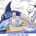 Old Man and the Sea by Pat Bagley, The Salt Lake Tribune.