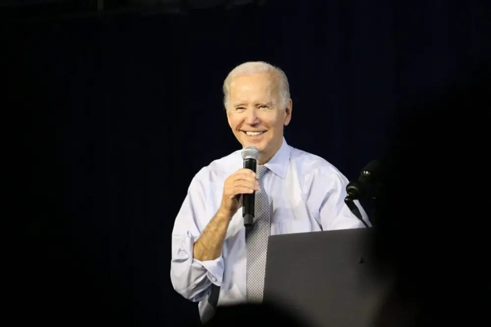 President Joe Biden “willfully retained” classified materials following his time as vice president, but he won’t be charged with a crime, a special counsel said Thursday. Biden is shown at a rally in Bowie, Maryland, on Nov. 7, 2022. (Photo by Danielle Gaines/States Newsroom)