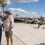 President Joe Biden and Fort Myers Beach Mayor Ray Murphy two years ago in Fort Myers. (White House)