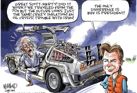 Back to the Seventies by Dave Whamond, Canada, PoliticalCartoons.com