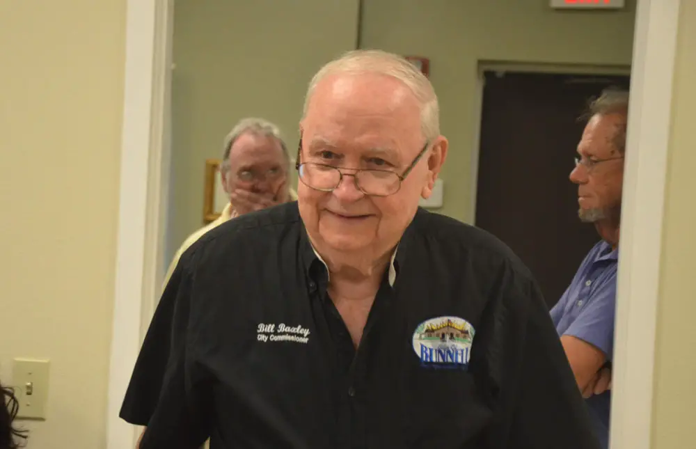 Bunnell City Commissioner Bill Baxley is retiring after eight years on the board. His last meeting is Monday. (© FlaglerLive)