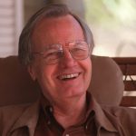 This photo of Bill Moyers was taken in 1996, three decades into his journalism career.