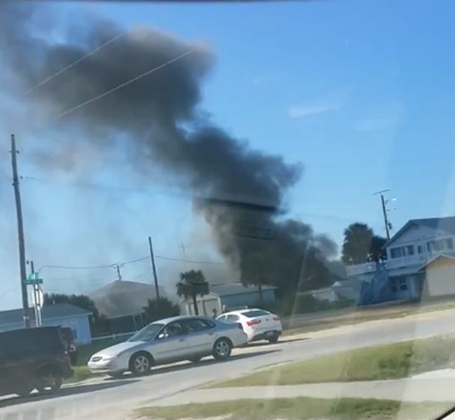 flagler beach fire