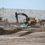 BJ's Wholesale Club construction on State Road 100 in Palm Coast on Wednesday. (© FlaglerLive)