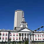 The skies over the Florida legislature aren't as blue as they look. (© FlaglerLive)