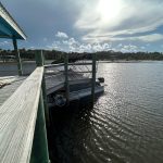 The pontoon boat crashed into and under the dock on the Intracoastal. (FBFD)