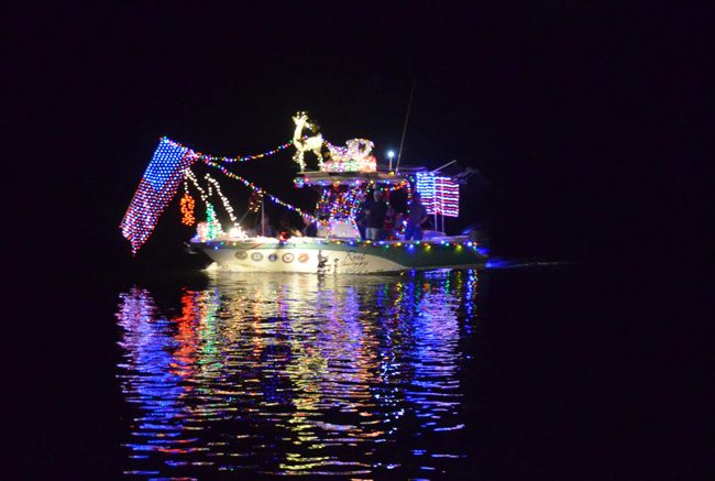 The Yacht Club's Boat Parade did not get the $1,250 grant it was seeking from tourism dollars. (c FlaglerLive)