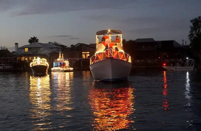 Last year's holiday boat parade in Palm Coast drew a record 33 vessels.