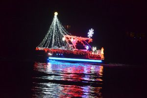 A boat in last year's parade. (© FlaglerLive)
