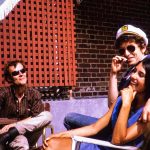 Dylan and singer-songwriter Mimi Farina relax at the Viking Hotel in Newport, R.I., in July 1964.