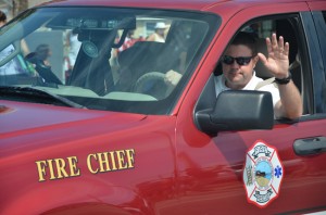 Bobby Pace heads the Flagler Beach Fire Department. (© FlaglerLive)