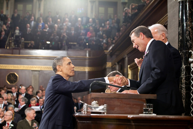 john beohner and barack obama