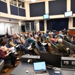 Dozens of people turned out Monday evening for a training session for those interested in being appointed to one of several district committees that will consider attempts to ban books. (© FlaglerLive)