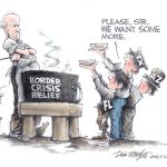Biden Refuses Border Help by Dick Wright, PoliticalCartoons.com
