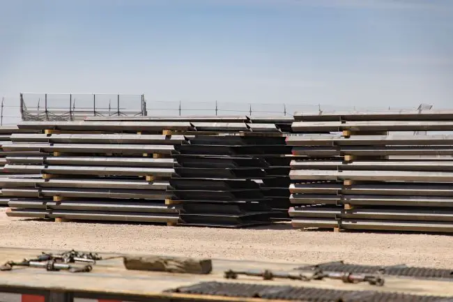 Construction has stopped on the border wall. (CBP)