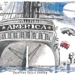 Boston Tesla party by John Darkow, Columbia Missourian