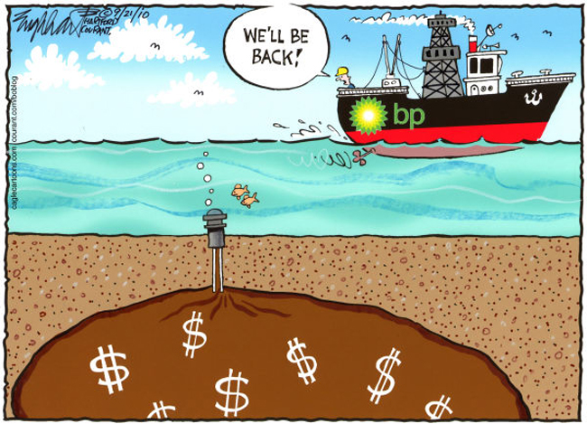 bp oil spill cartoon 