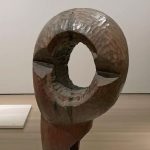 Not all there: detail from Constantin Brancusi's 'Socrates' (1922), at the Museum of Modern Art in New York. (© FlaglerLive)