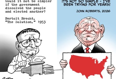 John Roberts Has A Dream - And He's Living It by Ratt, PoliticalCartoons.com