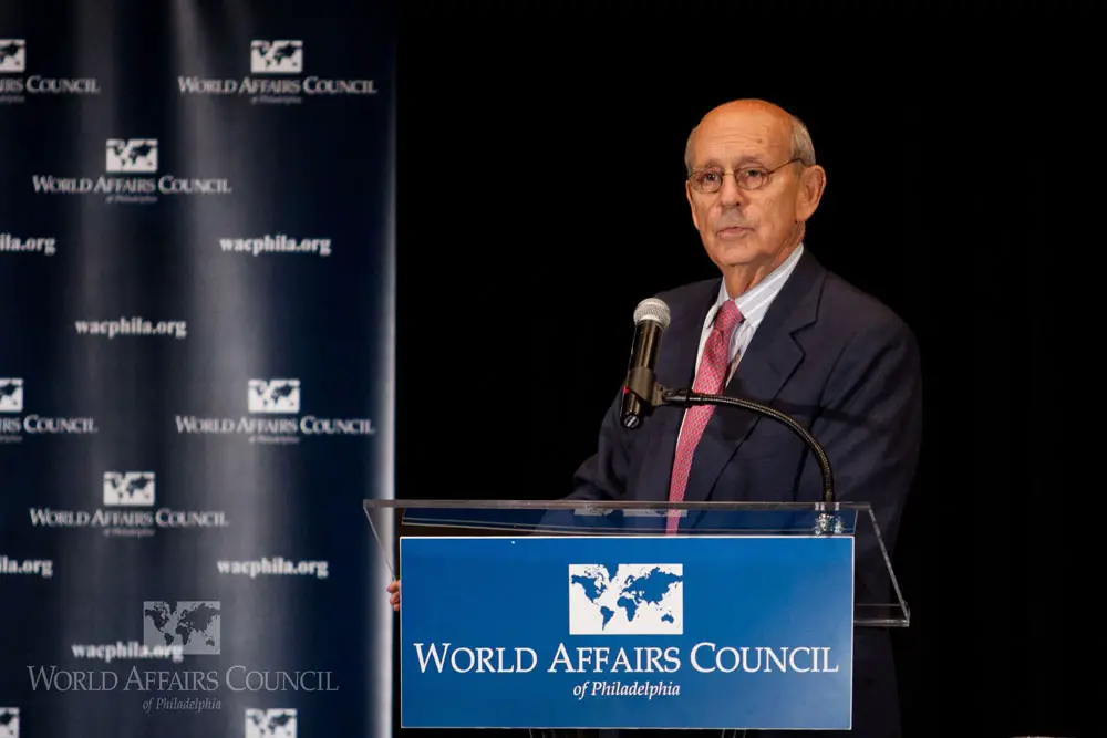 Justice Stephen Breyer has been a Supreme Court justice since 1994. (World Affairs Council)