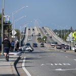 "It's not the people. It's the cars," Commissioner Scott Spradley said of Flagler Beach's traffic crunch. (© FlaglerLive)