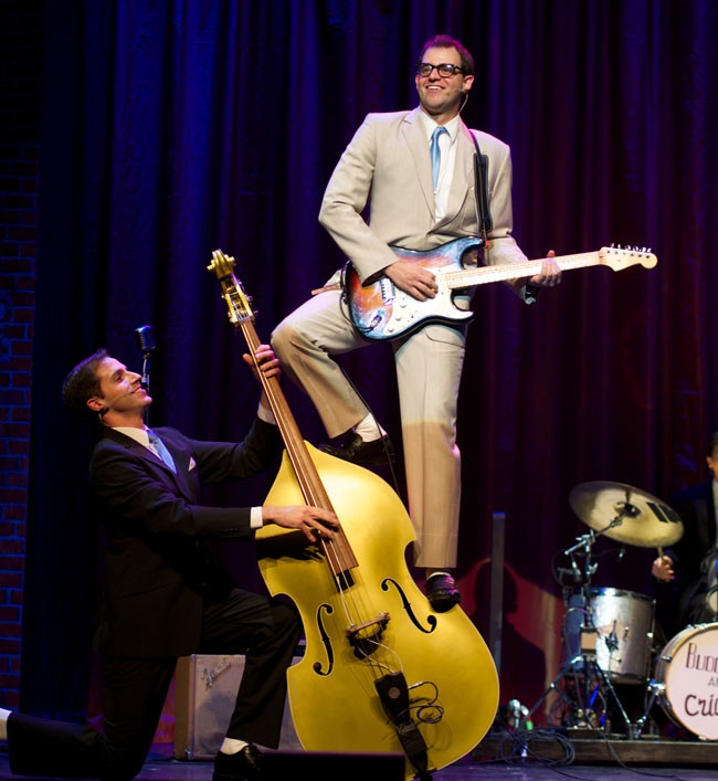 stars in the Buddy Holly Story at the Flagler Auditorium Friday. 