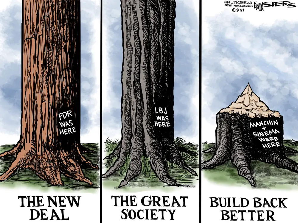 Half Built Back Better by Kevin Siers, The Charlotte Observer