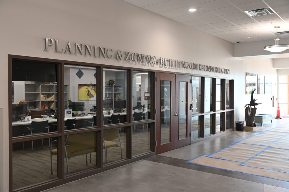 Until now only Palm Coast's Building Department passed on transaction fees to customers. Those fees will now be passed on to most other transactions, such as utilities, code enforcement and business taxes. (© FlaglerLive)