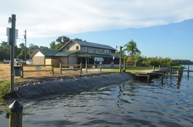 Bull Creek Restaurant laps the shores of Dead Lake, and a century of history at the western end of Flagler County. (© FlaglerLive)