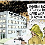 Healthcare Worker Burnout by Monte Wolverton, Battle Ground, Washington.